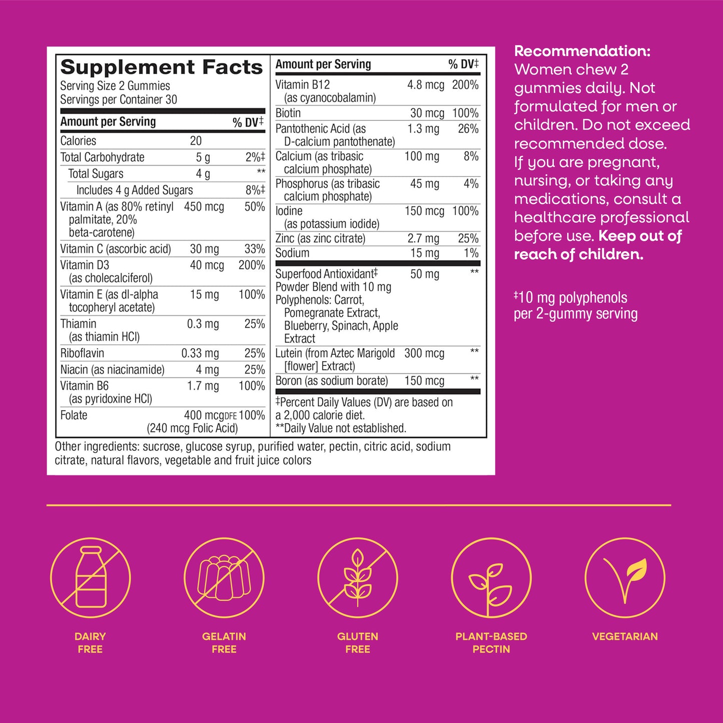 <{%MAIN18_15904%}>Nature's Way® | Alive! Women's 50+ Gummy Multivitamin