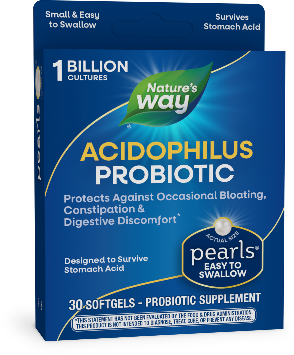<{%PRIMARY_04293%}>Nature's Way® | Probiotic Pearls Acidophilus, 30 softgels