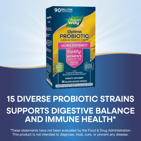 <{%MAIN6_15859%}>Nature's Way® | Fortify Optima Women's Advanced Care 90 Billion Probiotic