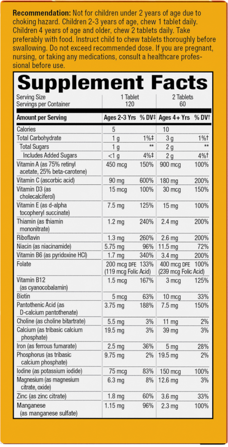 <{%MAIN2_15786%}>Nature's Way® | Alive! Kids Chewable Multivitamin - right side of pack