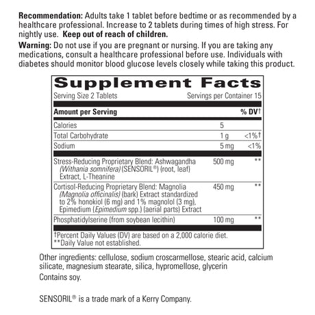 <{%MAIN4_70453%}>Nature's Way® | Cortisol Manager - supplement facts