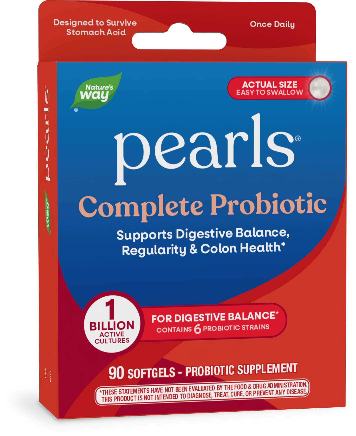 <{%PRIMARY_04369%}>Nature's Way® | Pearls Complete Probiotic, 90 softgels