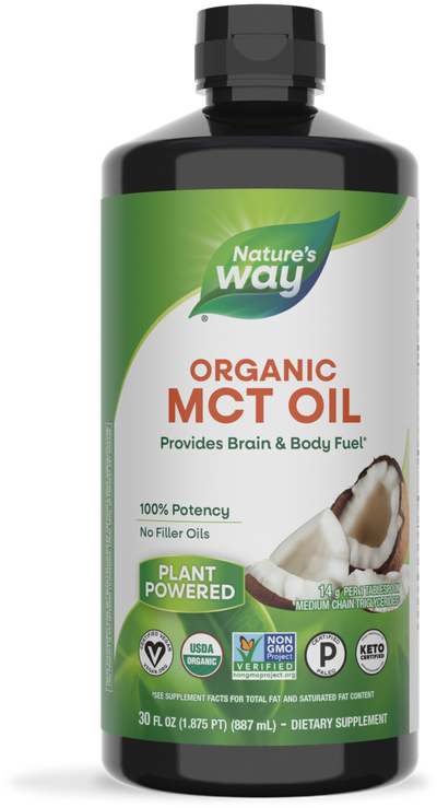 <{%PRIMARY_11772%}>Nature's Way® | Organic MCT Oil, 30 fl oz (887 ml)