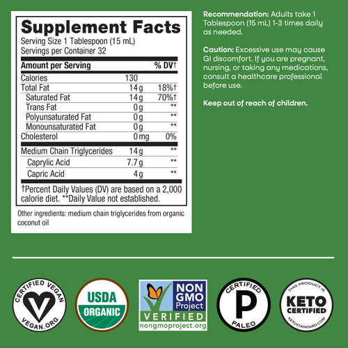 Nature's Way® | Organic MCT Oil Sku:10895