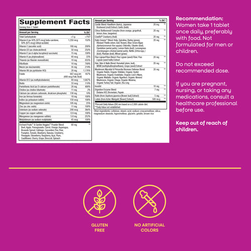 Nature's Way® | Alive! Women's Ultra Multivitamin - package updates old to new Sku:13718