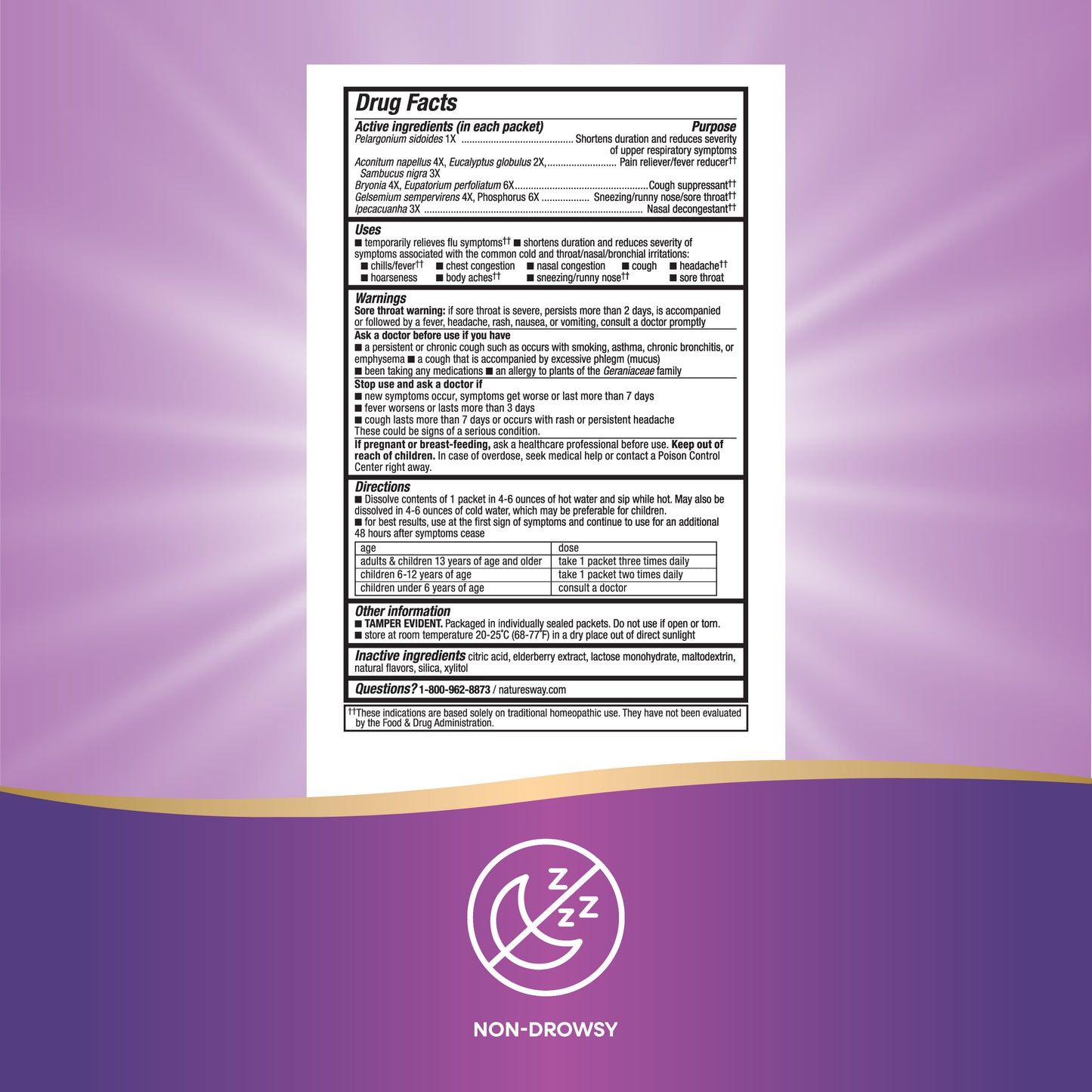 <{%MAIN6_15182%}>Nature's Way® | Sambucus Cold+Flu Relief Elderberry Hot Drink