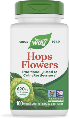 Nature's Way® | Hops Flowers, 100 capsules Sku:14155