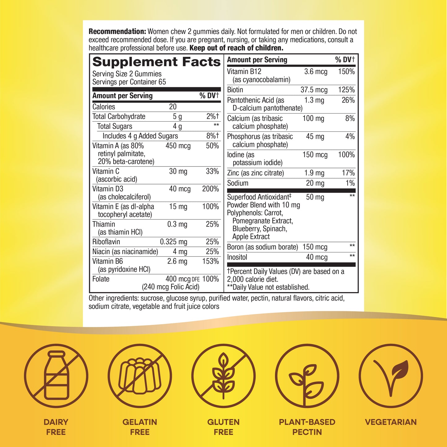 <{%MAIN13_11536%}>Nature's Way® | Alive! Women's Gummy Multivitamin