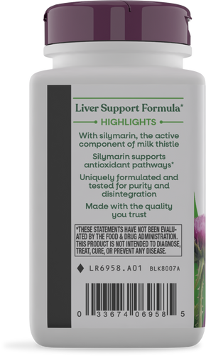 Nature's Way® | Thisilyn Milk Thistle Extract - left side of pack Sku:6958