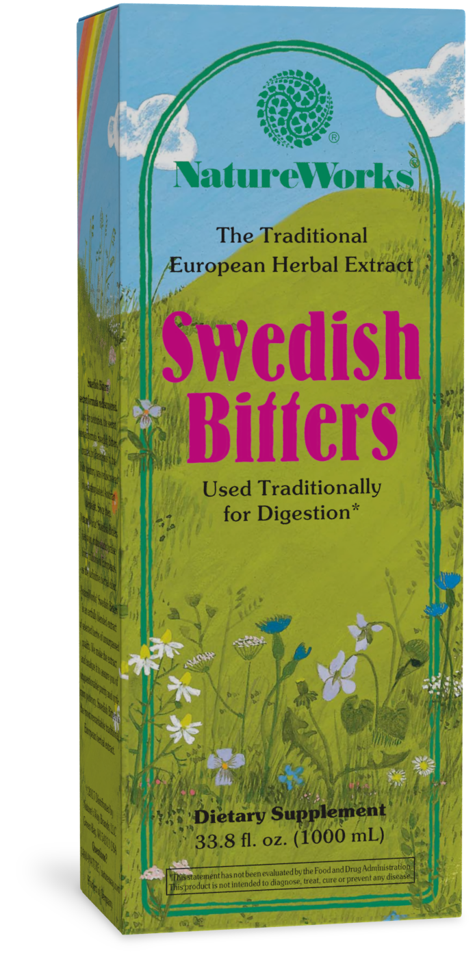 <{%PRIMARY_10051000%}>Nature's Way® | NatureWorks Swedish Bitters, 33.8 fl oz (1 l)