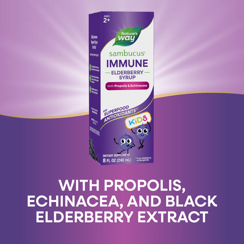 Nature's Way® | Sambucus Immune Elderberry Syrup for Kids* Sku:15359