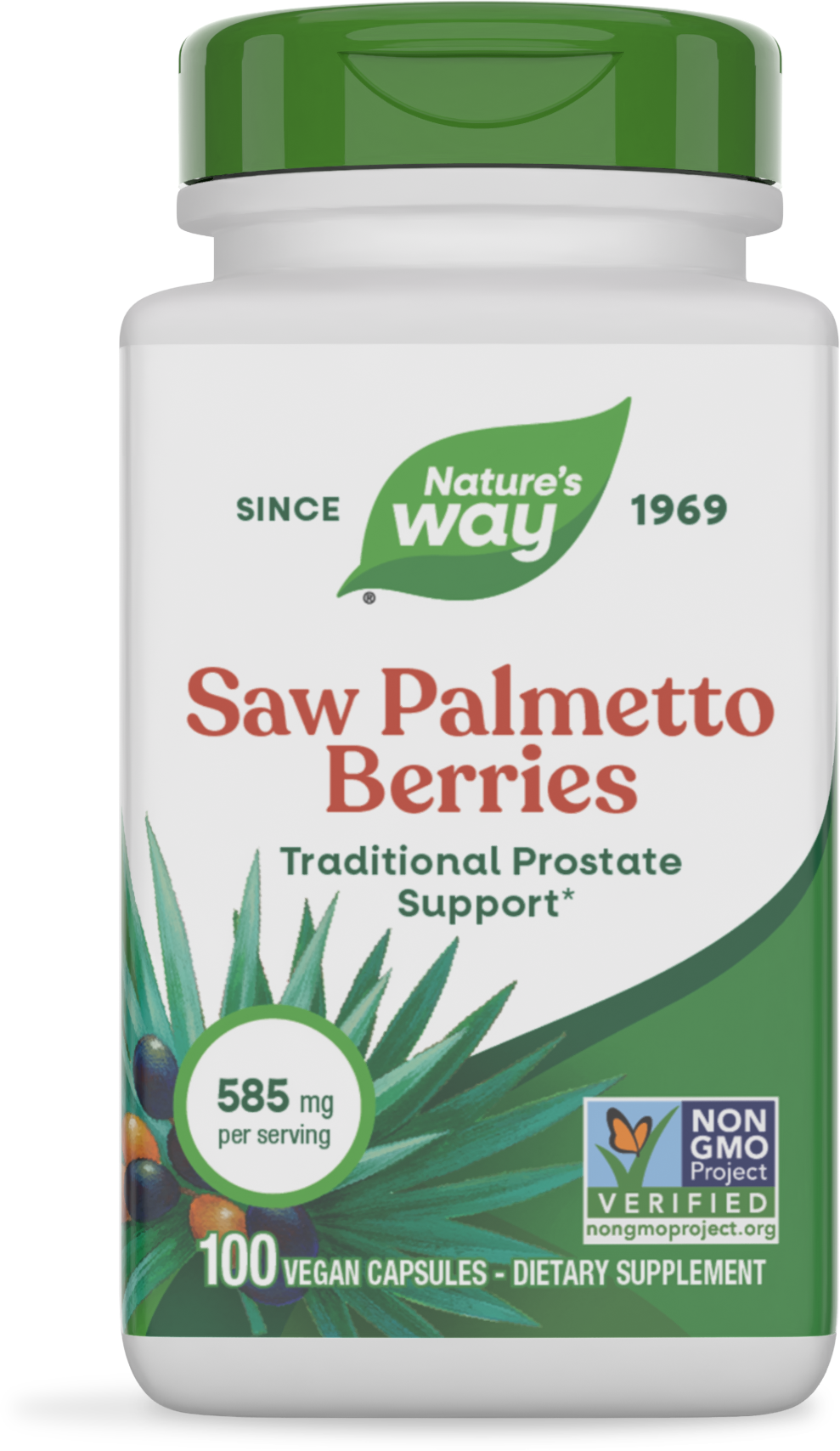 <{%PRIMARY_16750%}>Nature's Way® | Saw Palmetto Berries, 100 capsules