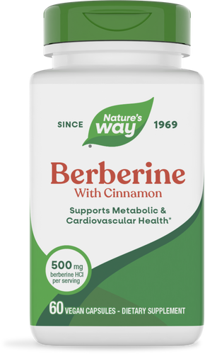 Nature's Way® | Berberine with Cinnamon, 60 capsules Sku:15044