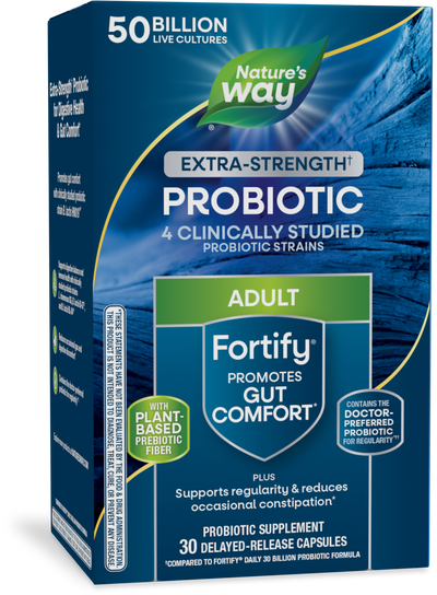 <{%PRIMARY_10673%}>Nature's Way® | Fortify Adult Extra-Strength Probiotic, 30 capsules