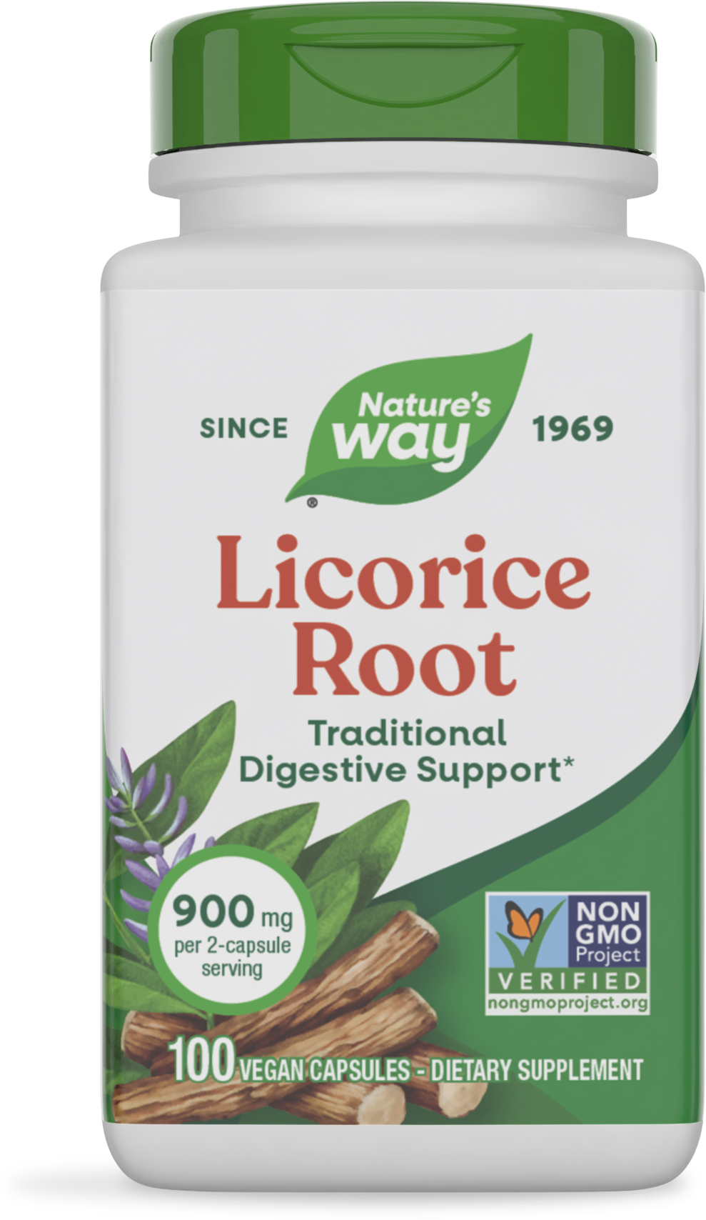 <{%PRIMARY_14600%}>Nature's Way® | Licorice Root, 100 capsules