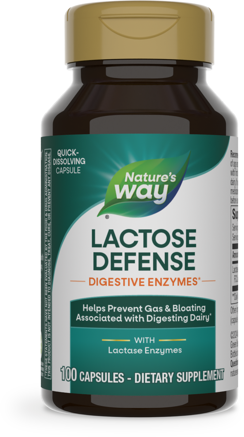 <{%PRIMARY_47110%}>Nature's Way® | Lactose Defense Digestive Enzymes, 100 capsules