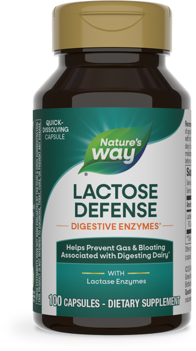 <{%PRIMARY_47110%}>Nature's Way® | Lactose Defense Digestive Enzymes, 100 capsules