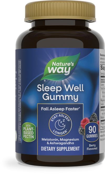<{%PRIMARY_13981%}>Nature's Way® | Sleep Well Gummies, 90 gummies, Berry