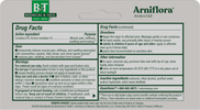 Nature's Way® | Boericke & Tafel Arniflora Arnica Gel - back of pack Sku:21825097