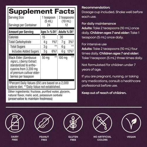 Nature's Way® | Sambucus Traditional Elderberry Immune Syrup Sku:6970
