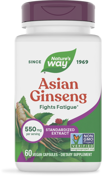 <{%PRIMARY_61700%}>Nature's Way® | Asian Ginseng Standardized Extract, 60 capsules