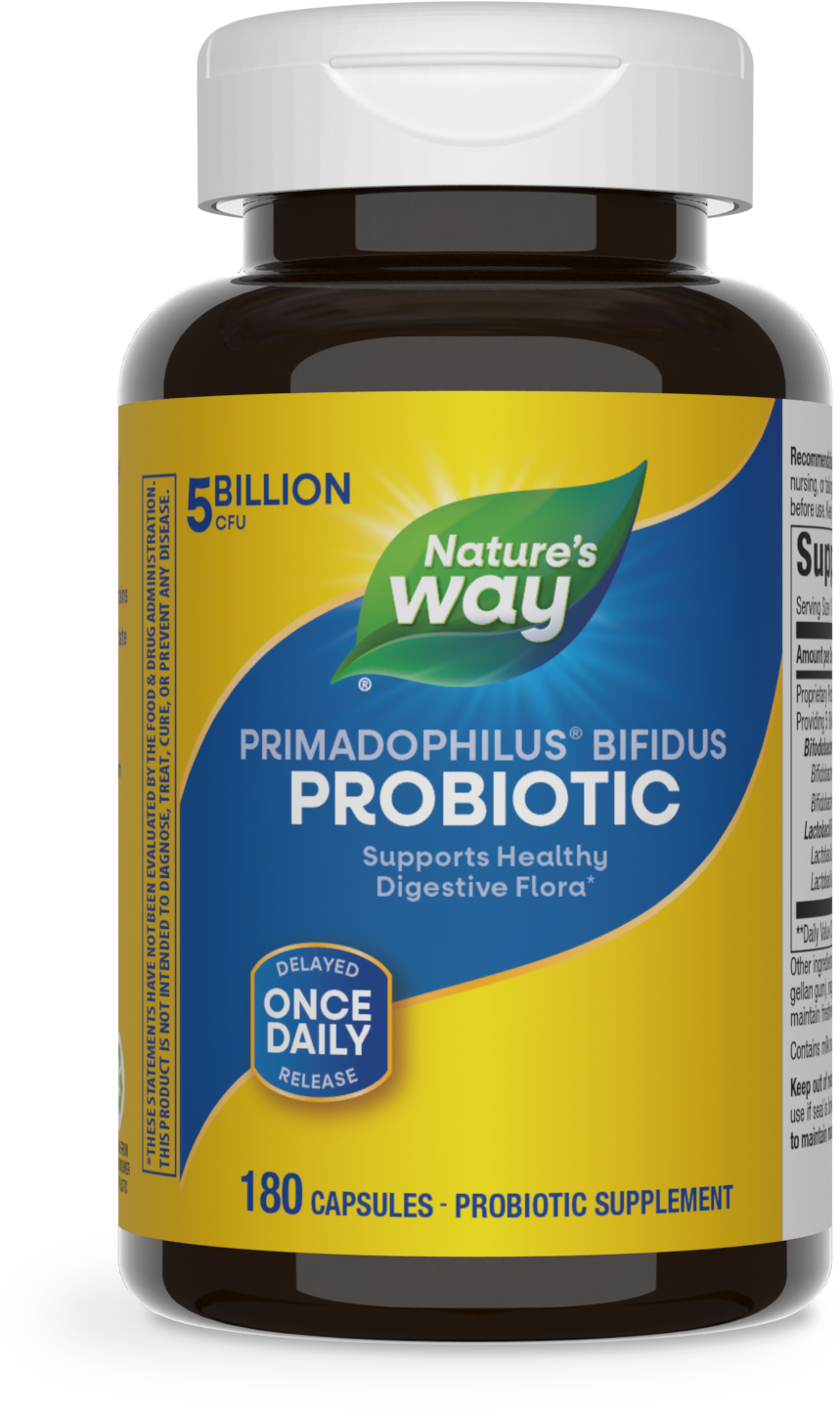 <{%PRIMARY_15651%}>Nature's Way® | Primadophilus Bifidus Probiotic, 180 capsules