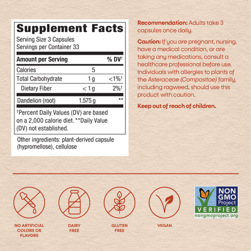 Nature's Way® | Dandelion Root Sku:12300