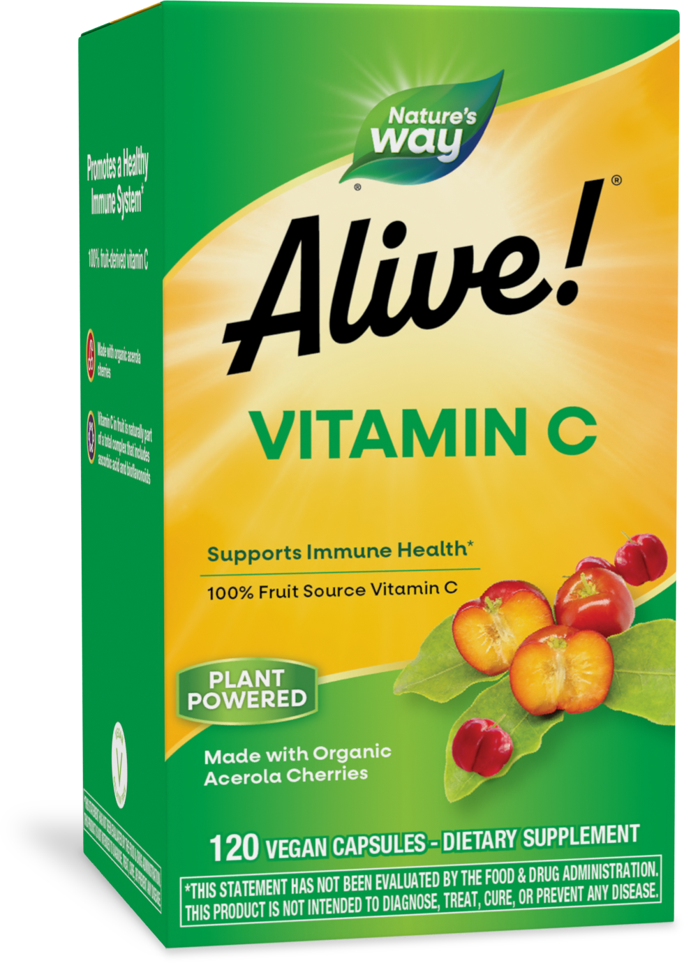 <{%PRIMARY_15142%}>Nature's Way® | Alive! Vitamin C, 120 capsules