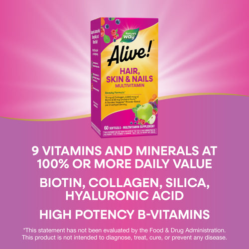 Nature's Way® | Alive! Hair, Skin & Nails Multivitamin Sku:11094