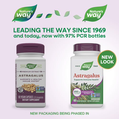 Nature's Way® | Astragalus - package updates old to new Sku:15383