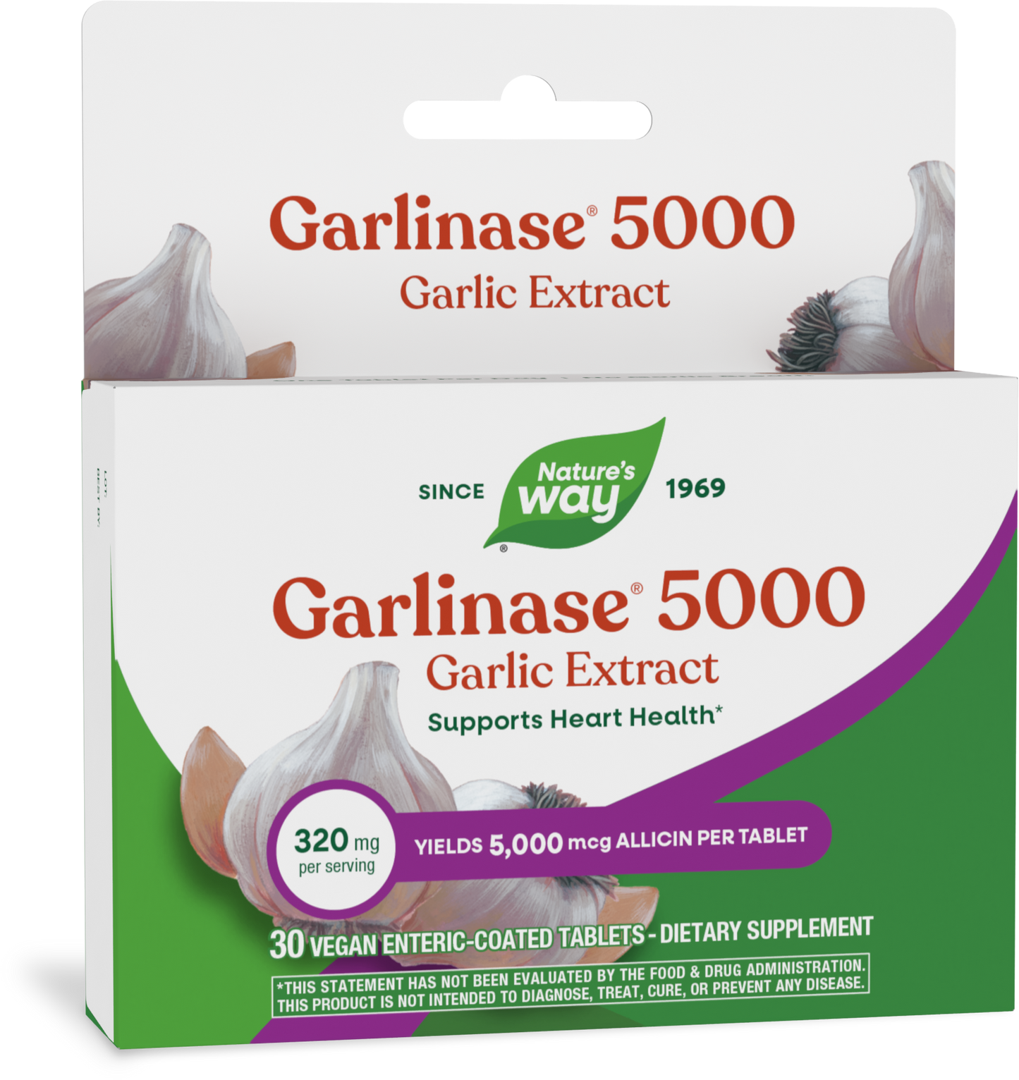 <{%PRIMARY_08503%}>Nature's Way® | Garlinase 5000, 30 tablets