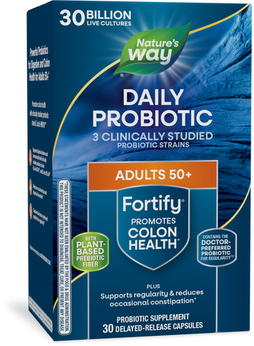 Nature's Way® | Fortify 30 Billion Daily Probiotic Adults 50+, 30 capsules Sku:10293