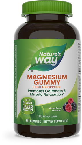Nature's Way® | Magnesium Gummy, 90 gummies, Mixed Berry Sku:14602