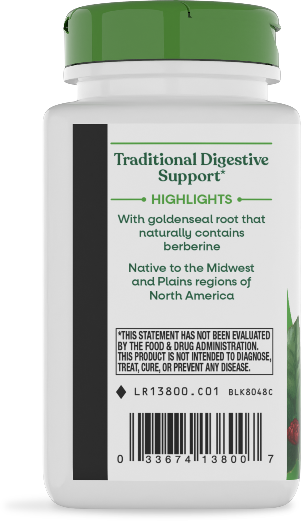 <{%MAIN11_13800%}>Nature's Way® | Goldenseal Root - left side of pack