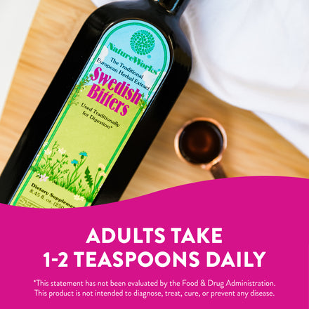 NatureWorks Swedish Bitters Supplement Facts