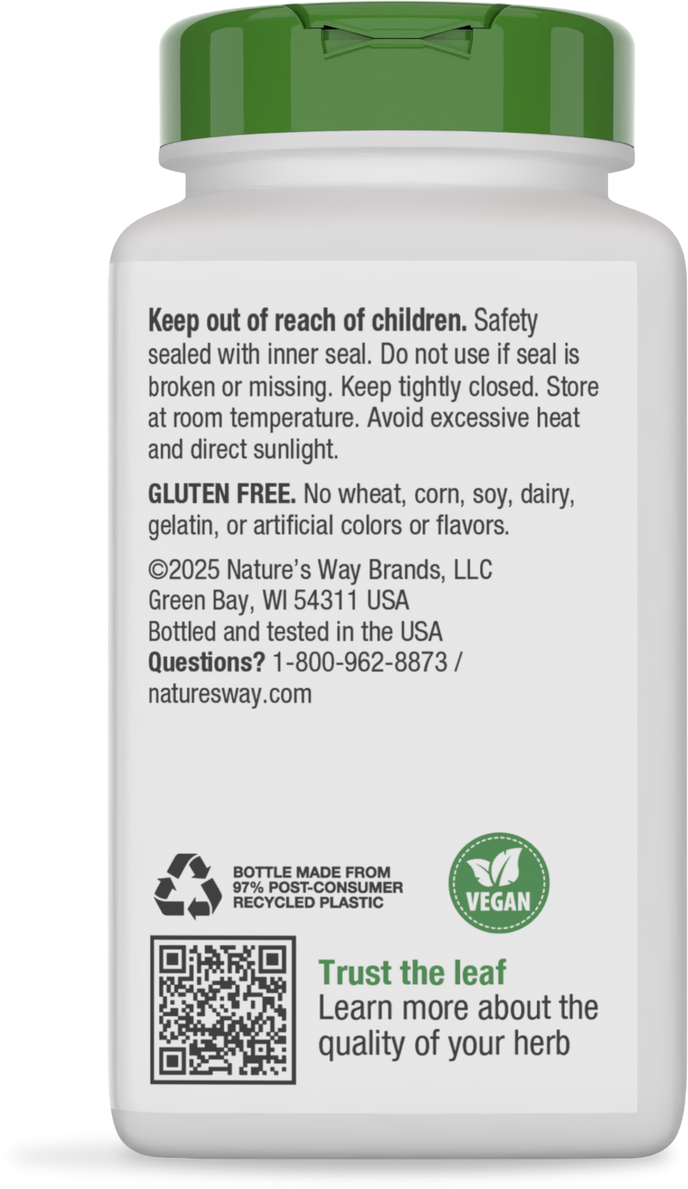 <{%MAIN4_16758%}>Nature's Way® | Saw Palmetto Berries - back of pack