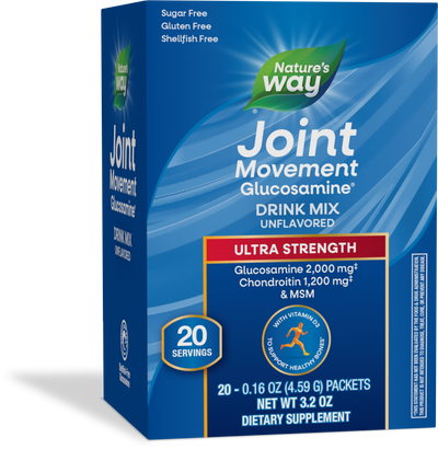 <{%PRIMARY_15121%}>Nature's Way® | Joint Movement Glucosamine Drink Mix, 20 drink mixes