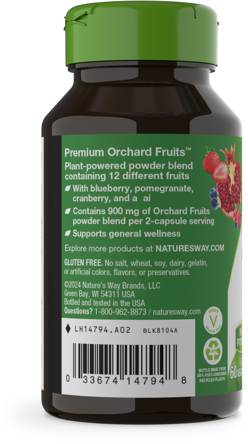 <{%MAIN3_14794%}>Nature's Way® | Orchard Fruits - left side of pack