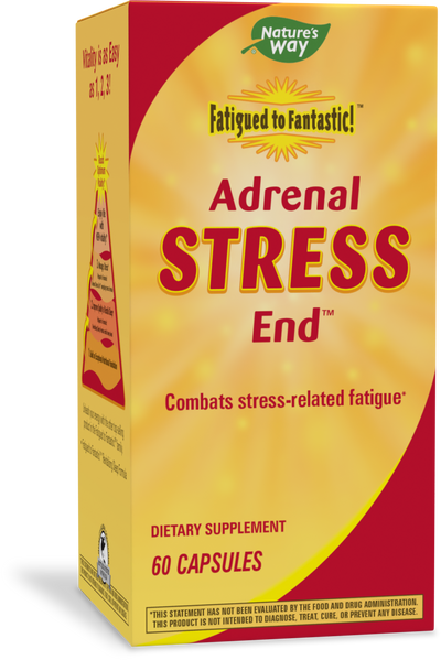 <{%PRIMARY_04035%}>Nature's Way® | Fatigued to Fantastic! Adrenal Stress-End, 60 capsules