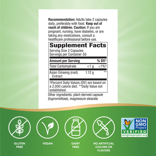 Nature's Way® | Asian Ginseng Sku:13300