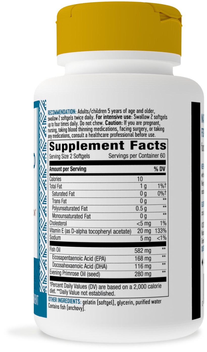 <{%MAIN1_14181%}>Nature's Way® | EFA Blend for Kids - right side of pack