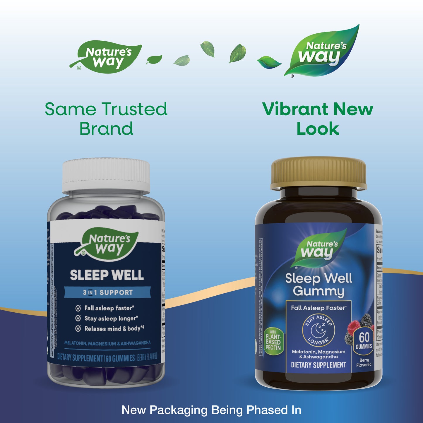 <{%MAIN9_13920%}>Nature's Way® | Sleep Well Gummies - package updates old to new