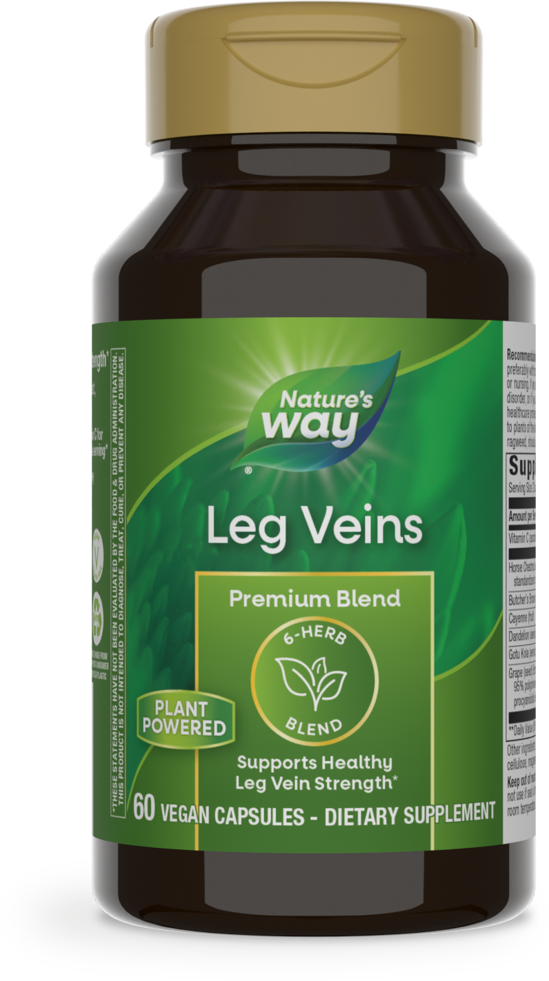 <{%PRIMARY_79270%}>Nature's Way® | Leg Veins Premium Blend, 60 capsules