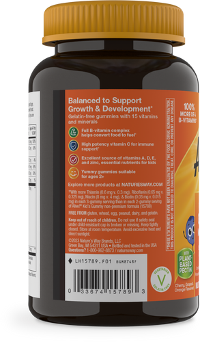 Nature's Way® | Alive! Premium Kids Gummy Multivitamin - left side of pack Sku:15789