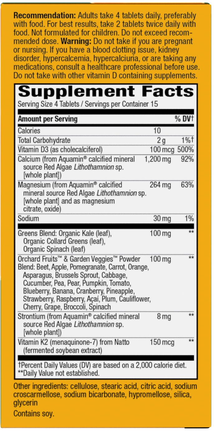 <{%MAIN17_15838%}>Nature's Way® | Alive! Calcium Bone Support - right side of pack