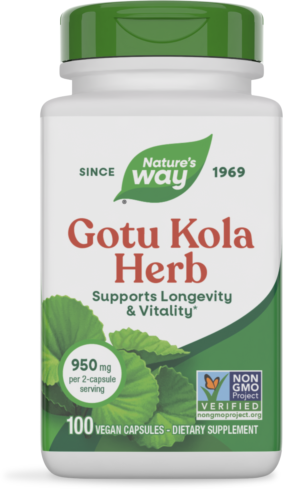 <{%PRIMARY_14000%}>Nature's Way® | Gotu Kola Herb, 100 capsules