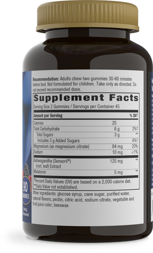 Nature's Way® | Sleep Well Gummies - right side of pack Sku:13981