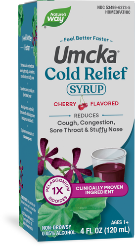 Nature's Way® | Umcka Cold Relief Syrup, 4 fl oz (120 ml), Cherry Sku:15273