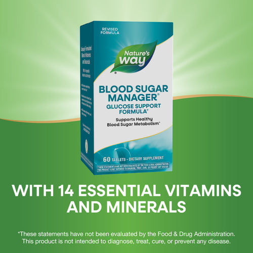 Nature's Way® | Blood Sugar Manager Tablets Sku:04906