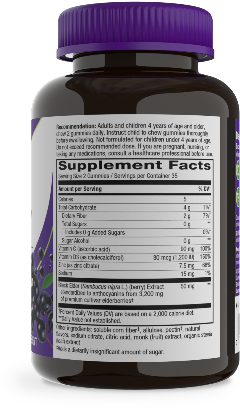 <{%MAIN9_14617%}>Nature's Way® | Sambucus Elderberry Zero Sugar Immune Gummy - right side of pack
